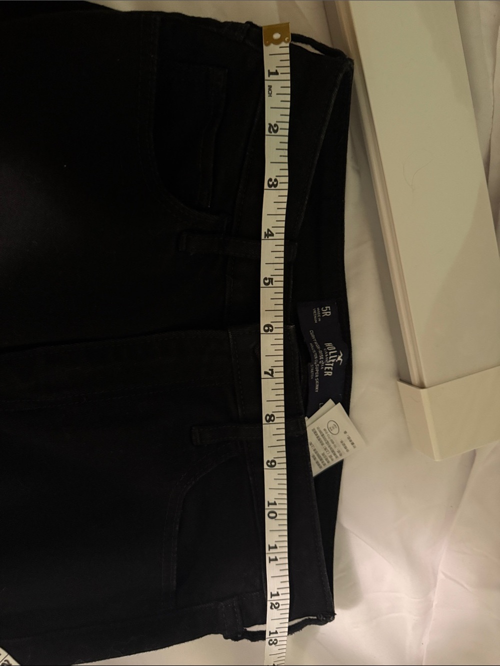 Hollister Black Skinny Jeans with Distressed Rips - Picture 5 of 5